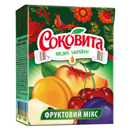 X178 SOKOVITA MIXED FRUITS JUICE DRINK (27X200ML)