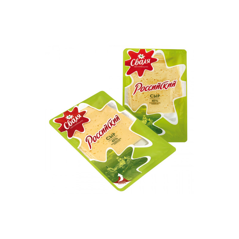 P124 SVALIA  CHEESE ,KLASSICHESKIJ'' 50% FAT ( 18X150G)