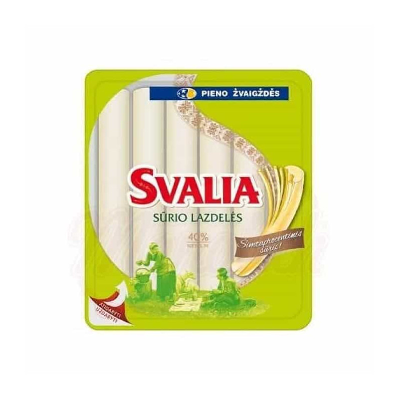 P122 CHEESE STICKS,, SVALIA''40% FAT( 10X140G)