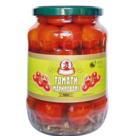 K813 ZHYRNOV MARINATED CHERRY TOMATOES (8X680G)