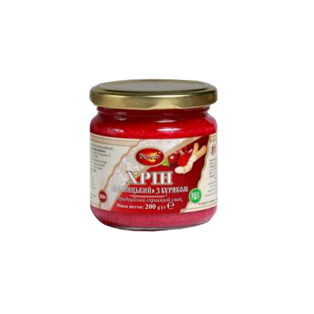 K737 DELISSO VINNYTSKYI HORSERADISH WITH RED BEET (20X200G)