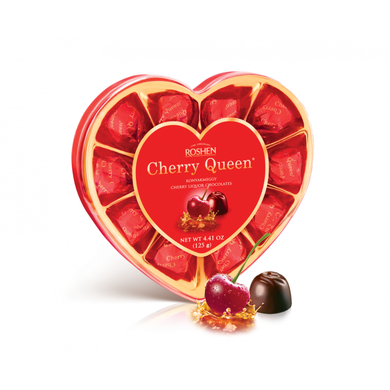 K337 ROSHEN CHERRY QUEEN LIQUOR CHOCOLADES (8X125G)