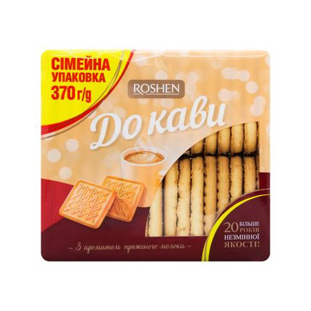K242 ROSHEN K KOFE BISCUIT BALED MILK FL. (24X370G)