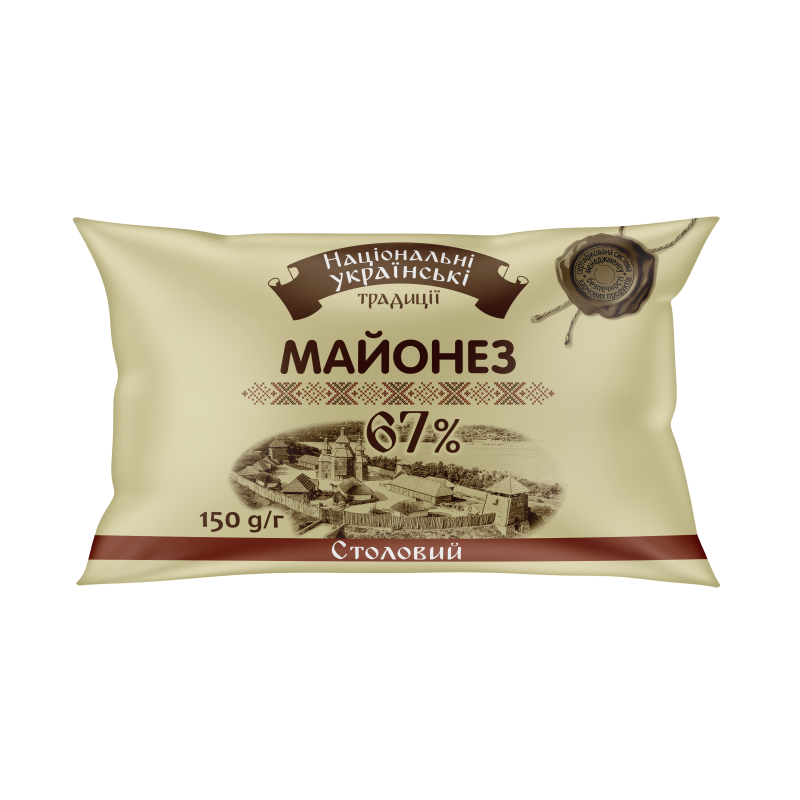 K788 NAT UKR TRAD MAYONNEAISE STOLOVYY 67%(30X150G)