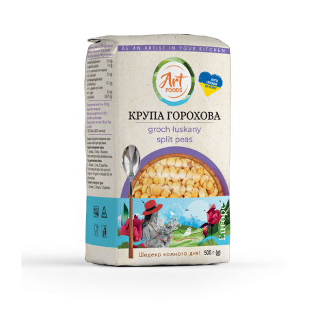 K751 ART FOODS SPLIT PEAS (12X800G)