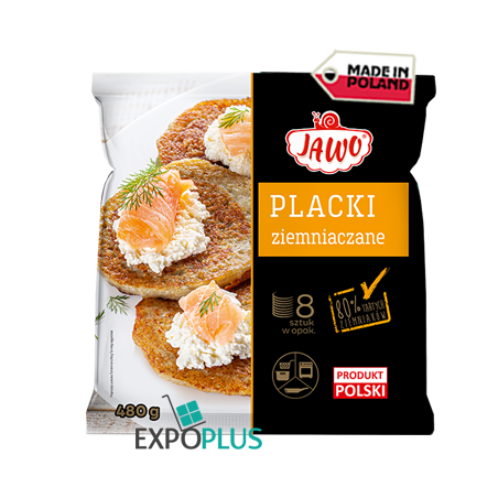 C444 JAWO PLACKI ZIEMNIACZANE (10X480G)