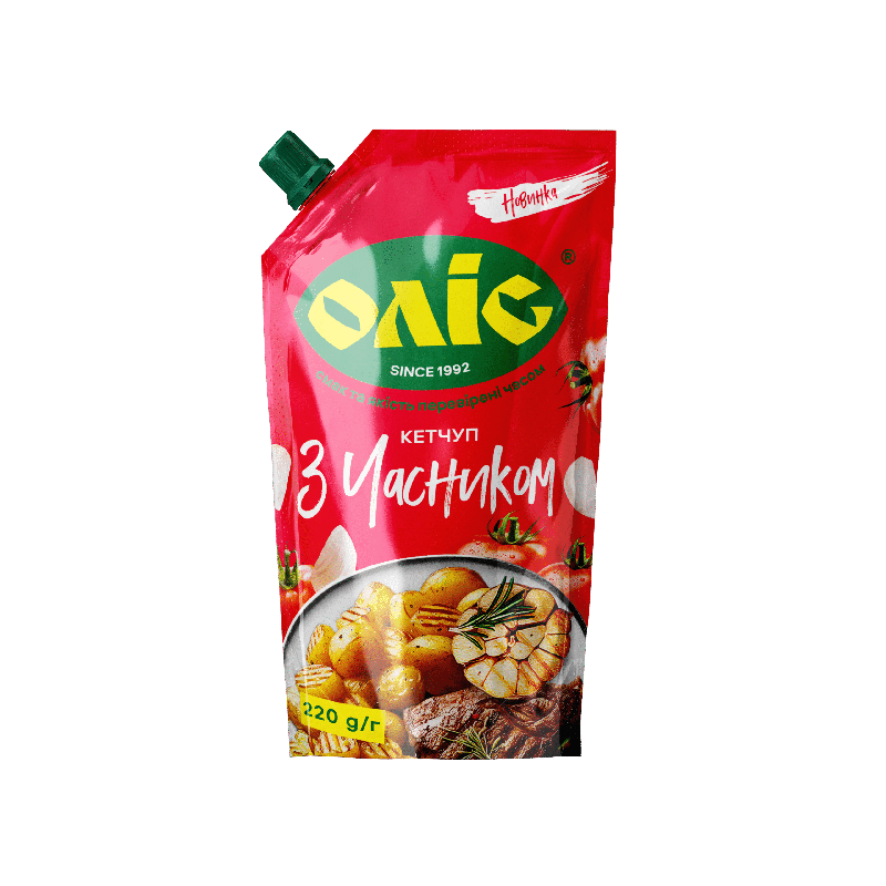 K792 OLIS KETCHUP WITH GARLIC (20X220G)