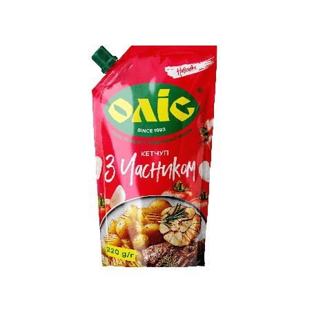 K792 OLIS KETCHUP WITH GARLIC (20X220G)