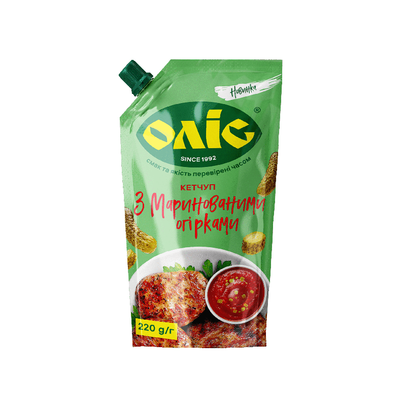 K791 OLIS KETCHUP WITH PICKLED CUCUMBERS (20X220G)