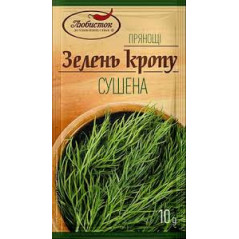 K196 LUBYSTOK DRIED GREEN DILL (20X10G)
