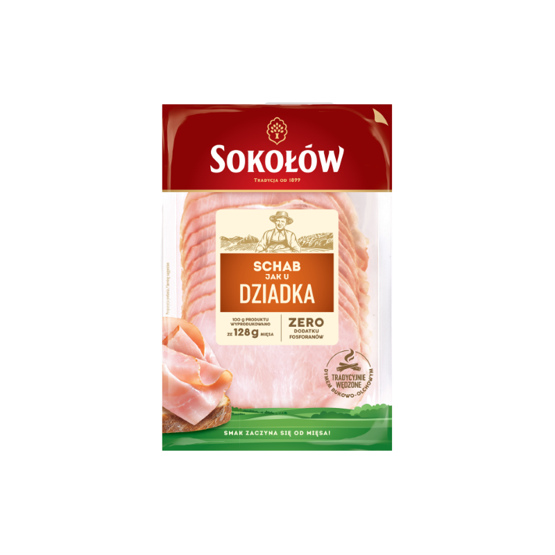 A140 SOKOLOW SCHAB JAK U DZIADKA 100G/ GRANDPAS LOIN