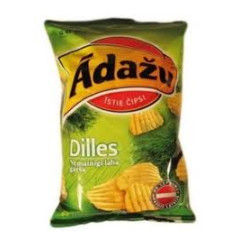 B248 ADAZU POT. CHIPS WITH DILL (18X130G)