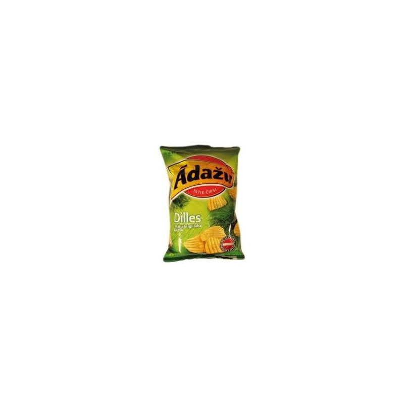 B248 ADAZU POT. CHIPS WITH DILL (18X130G)