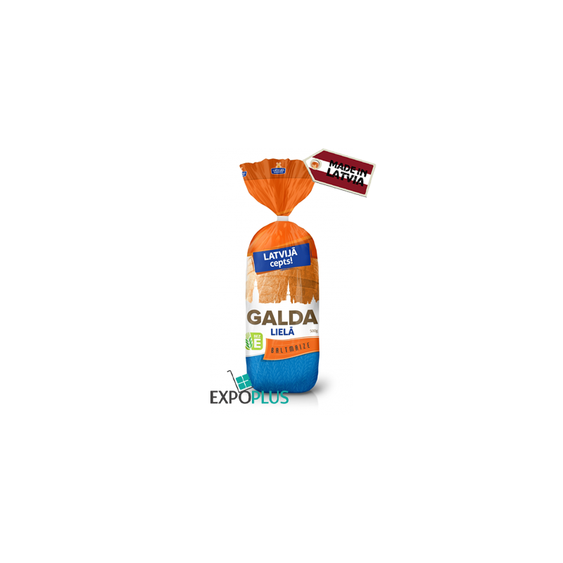 C212 LATVIJAS MAIZNIEKS GALDA WHITE BREAD (9X500G)