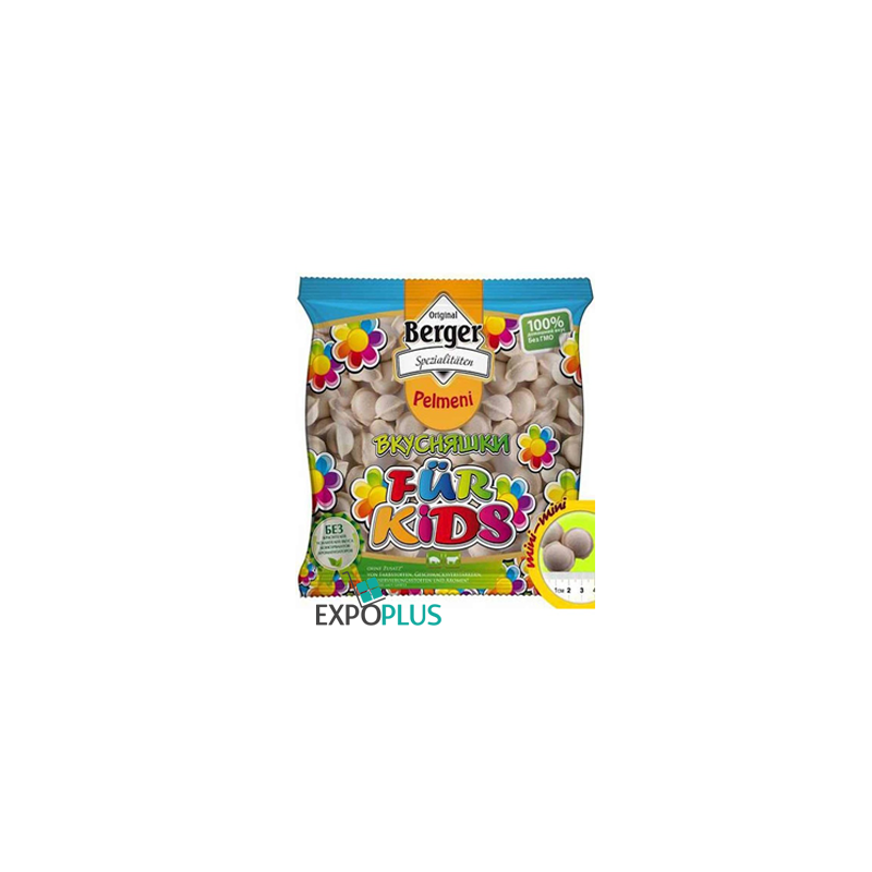 C450 BERGER DUMPLINGS KIDS BEEF/PORK (25X400G)
