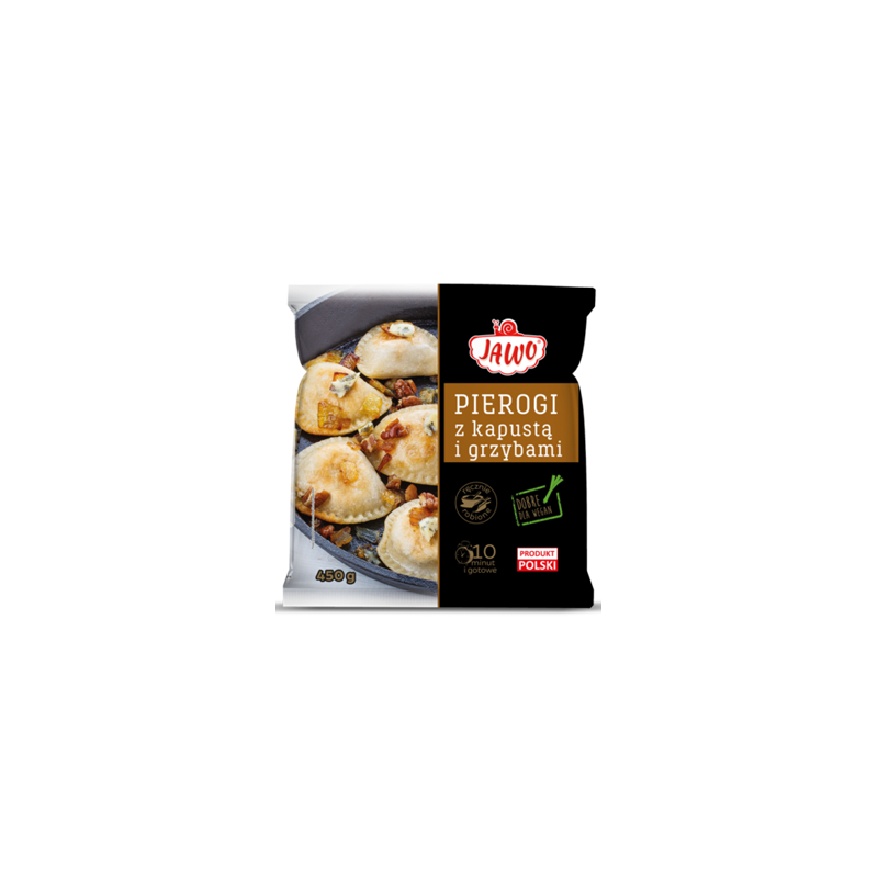 C329 JAWO PIEROGI Z KAPUSTA I GRZYBAMI 12X450G