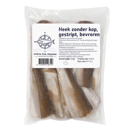 C404 NORTH FISH HAKE HEAD OFF  ( 5X 1.2KG)