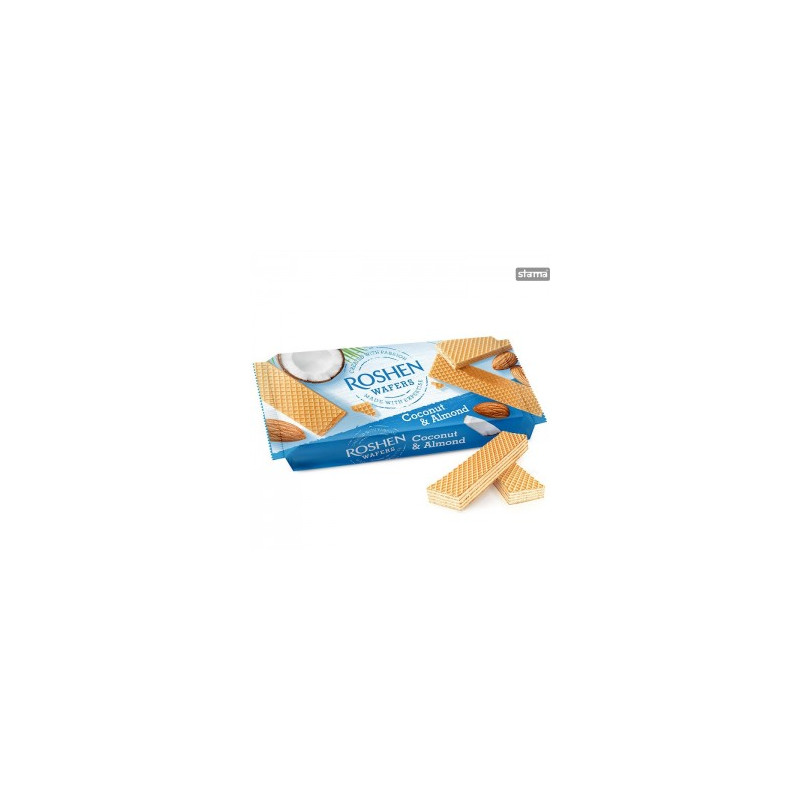 K434 ROSHEN WAFERS COCONUT&ALMOND (16X216G)