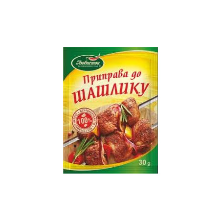 K438 LUBYSTOK SEASONING FOR SHASHLIK (25X30G)SKEWERS