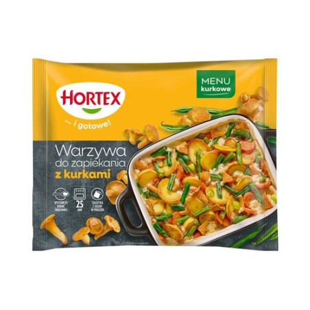 C492 HORTEX WARZYWA DO ZAPIEKANIA Z KURKAMI 14X450G