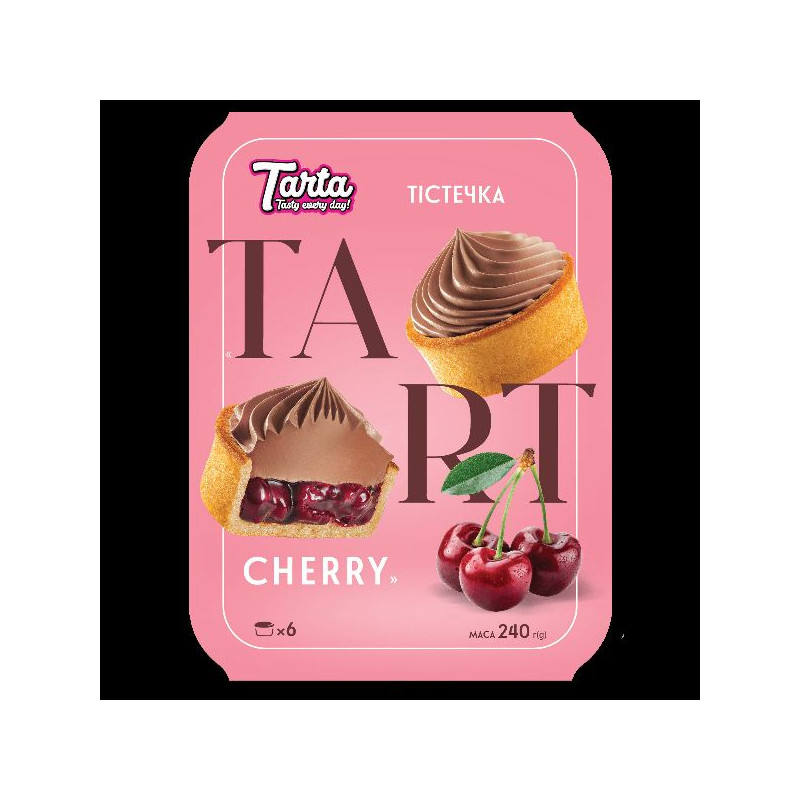 C273 TARTA  CAKES CHERRY (6X240G)
