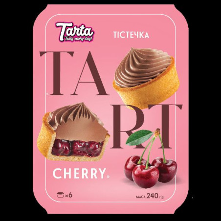 C273 TARTA  CAKES CHERRY (6X240G)