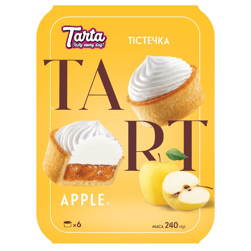 C274 TARTA APPLE CAKES (6X240G)