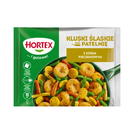C493 HORTEX KLUSKI SLASKIE NA PAT. Z SOS PIECZENIOWYM 8X400G