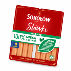 A143 SOKOLOW STOWKI PAROWKI Z SZYNKI DUOPACK(2X80G)X10