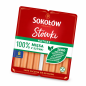 A143 SOKOLOW STOWKI PAROWKI Z SZYNKI DUOPACK(2X80G)X10