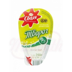 P115 MEDIUM FAT CURD ,,SVALIA'' 9% ( 6X250G)