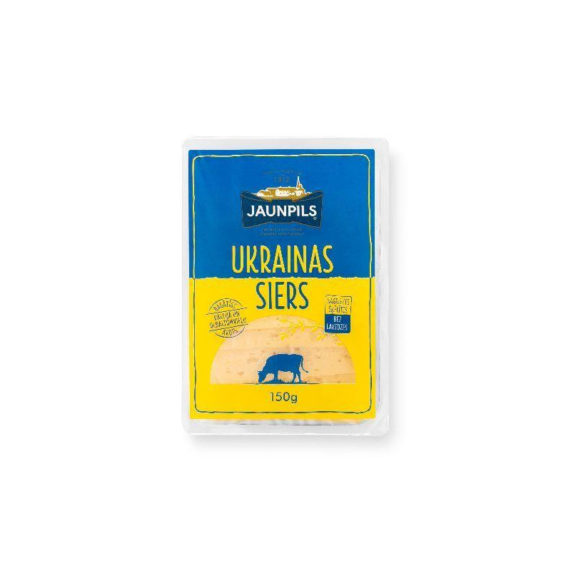 P030 JAUNPILS CHEESE ,,UKRAINAS'' (12X150G)