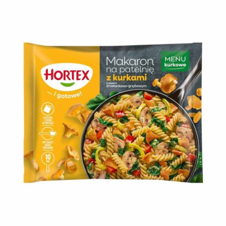 C495 HORTEX MAKARON NA PAT. Z KURKAMI SMETANKA-GRZYBY 14X450