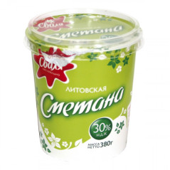 P112 SOUR CREAM,,SVALYA''30%FAT (12X380G)
