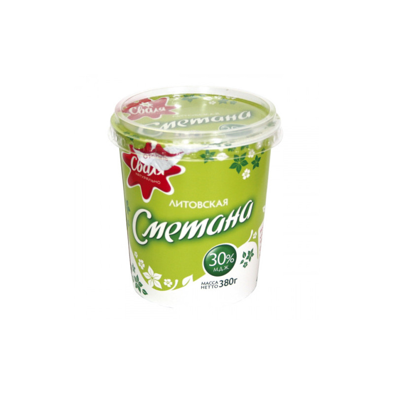 P112 SOUR CREAM,,SVALYA''30%FAT (12X380G)