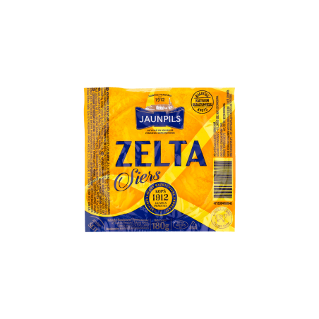P031 JAUNPILS CHEESE ,,JAUNPILS ZELTA''  (18X180G)