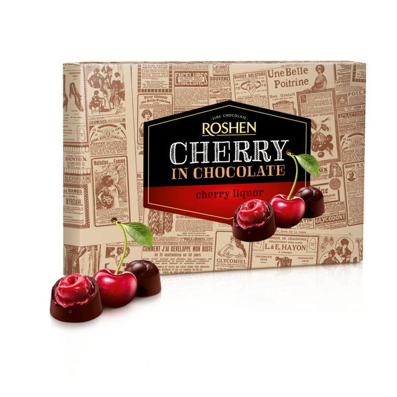 K807 ROSHEN SWEELT WITH CHERRY LIQUOR (10X155G)