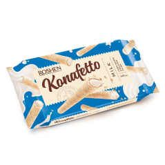 K345 ROSHEN KONAFETTO WAFER ROLLS MILK FILL(15X140G)