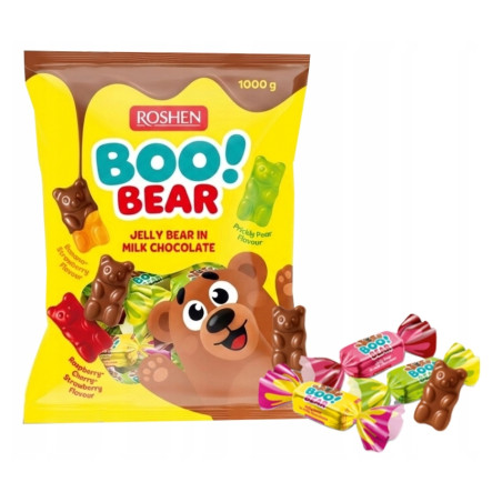 K795 ROSHEN BOO! BEAR JELLY I CHOCOLATE CANDIES (5X1KG)