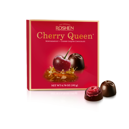 K342 ROSHEN CHERRY QUEEN LIQUOR CHOCOLATES (10X192G)