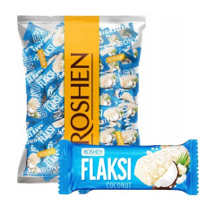 K339 ROSHEN FLAKSI COCONUT SWEETS WIYH WAFER FLAKES (8X500G)