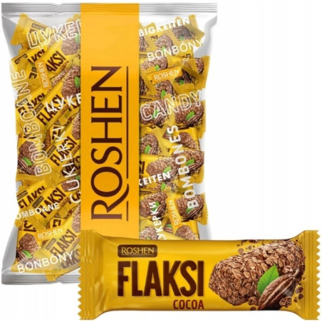 K796 ROSHEN FLAKSI COCOA SWEETS IN WAFER FLAKES (8X0.5KG)