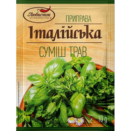 K785 LUBYSTOK ITALIAN MIX OF HERBS(25X10G)