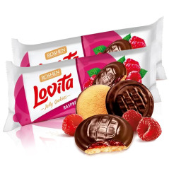 K854 ROSHEN JELLY COOCKIES RASPBERRY FLAVOR (21X135G)