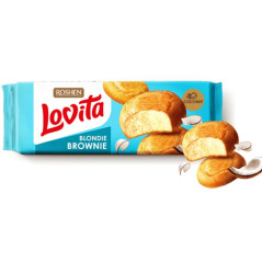 K860 ROSHEN LOVITA BLONDIE BROWNIE BISC COCONUT (21X152G)