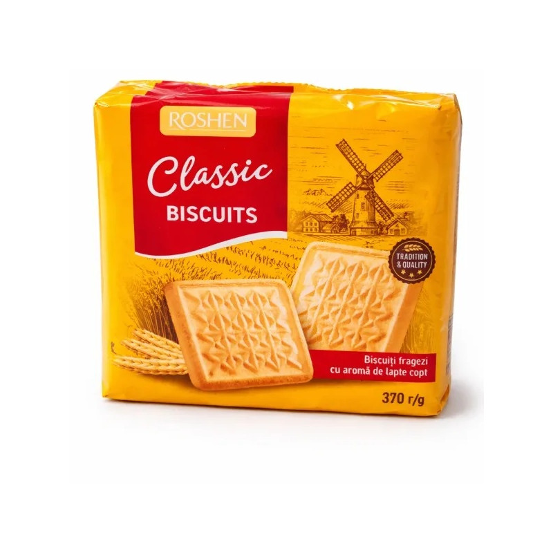 K863 ROSHEN CLASSIC BISCUIT BAKED MILK (12X370G)
