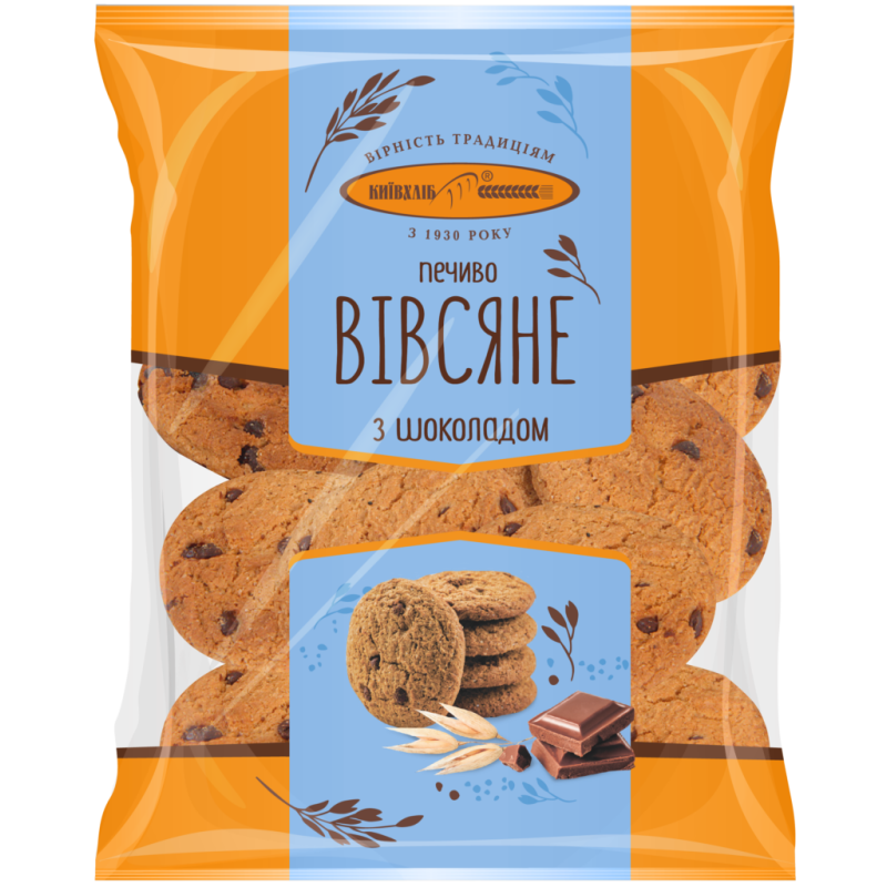 K646 KYIVHLIB OATMEAL WITH CHOCOLATE (12X300G)
