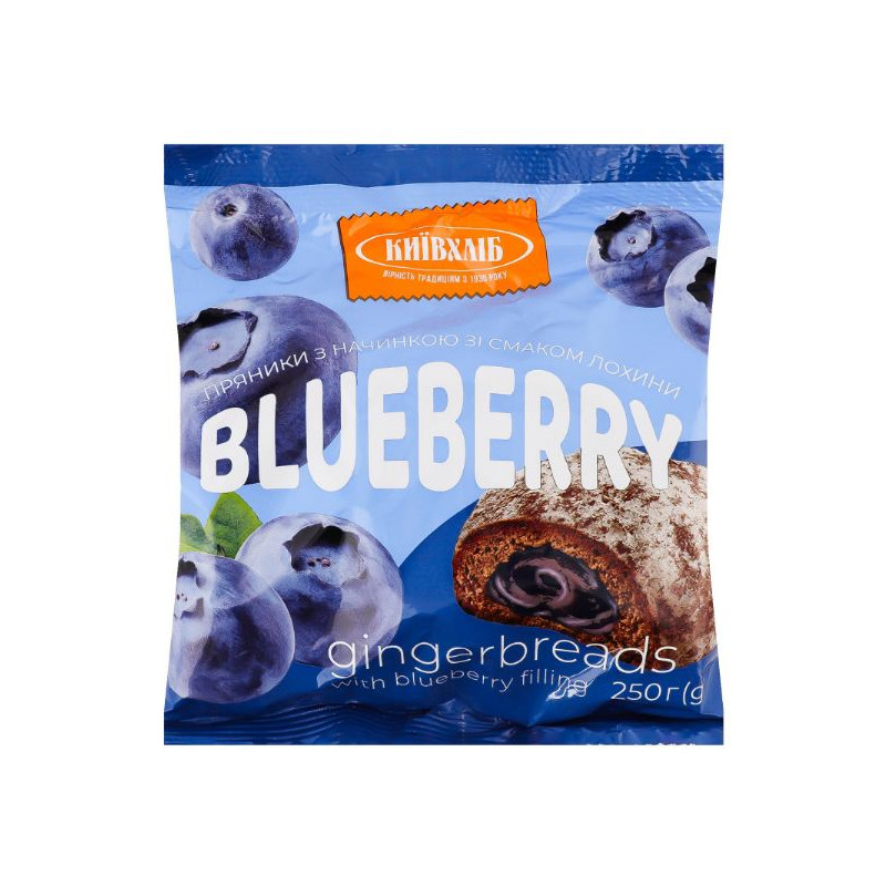 K750 KYIVHLIB GINGERBREAD WIYH BLUEBERRY (12X250G)