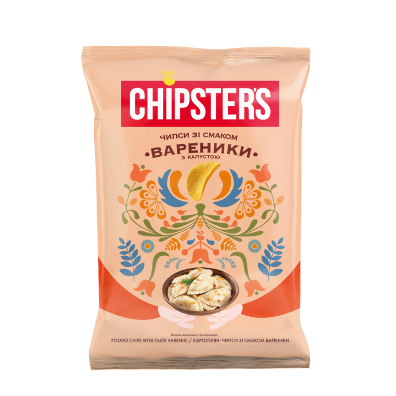 K098 CHIPSTERS POTATO CHIPS DUMPLINGS CABBAGE TASTE(16X100G)