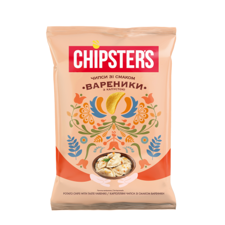 K098 CHIPSTERS POTATO CHIPS DUMPLINGS CABBAGE TASTE(16X100G)